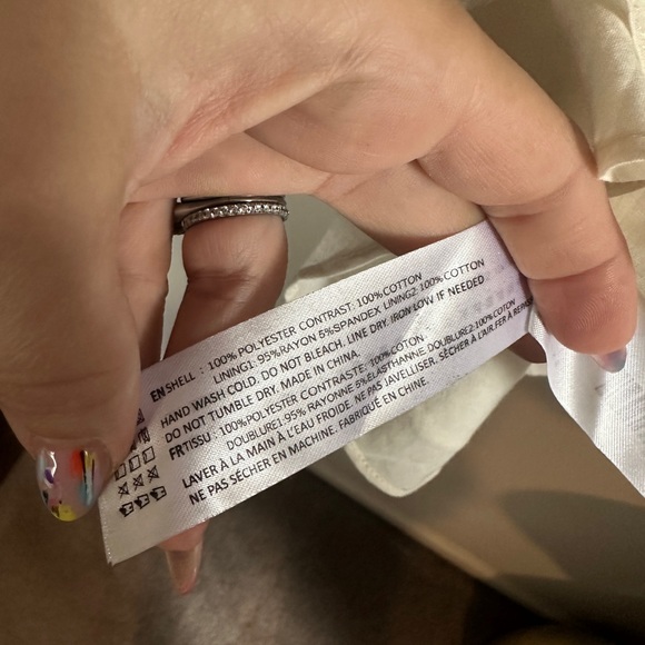 En Saison Mixed Media top. Unique! Small. - Picture 3 of 8